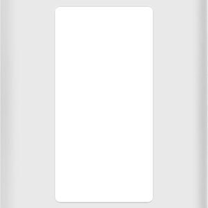 ENERLITES Decorator Light Switch or Receptacle Outlet Wall Plate, Gloss Finish, Size 1-Gang 4.50″ x 2.76″, Unbreakable Polycarbonate Thermoplastic, UL Listed, 8831-W, White