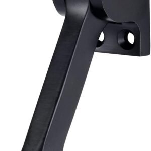 BRINKS Commercial – 4″ Kick-Down Door Stop, Matte Black Finish – Non-Obtrusive Option to Protect Your Door and Walls