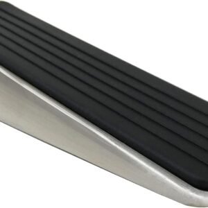 Shepherd Hardware 3314 Designer Satin Nickel Door Wedge with Non-Skid Rubber Base Grip