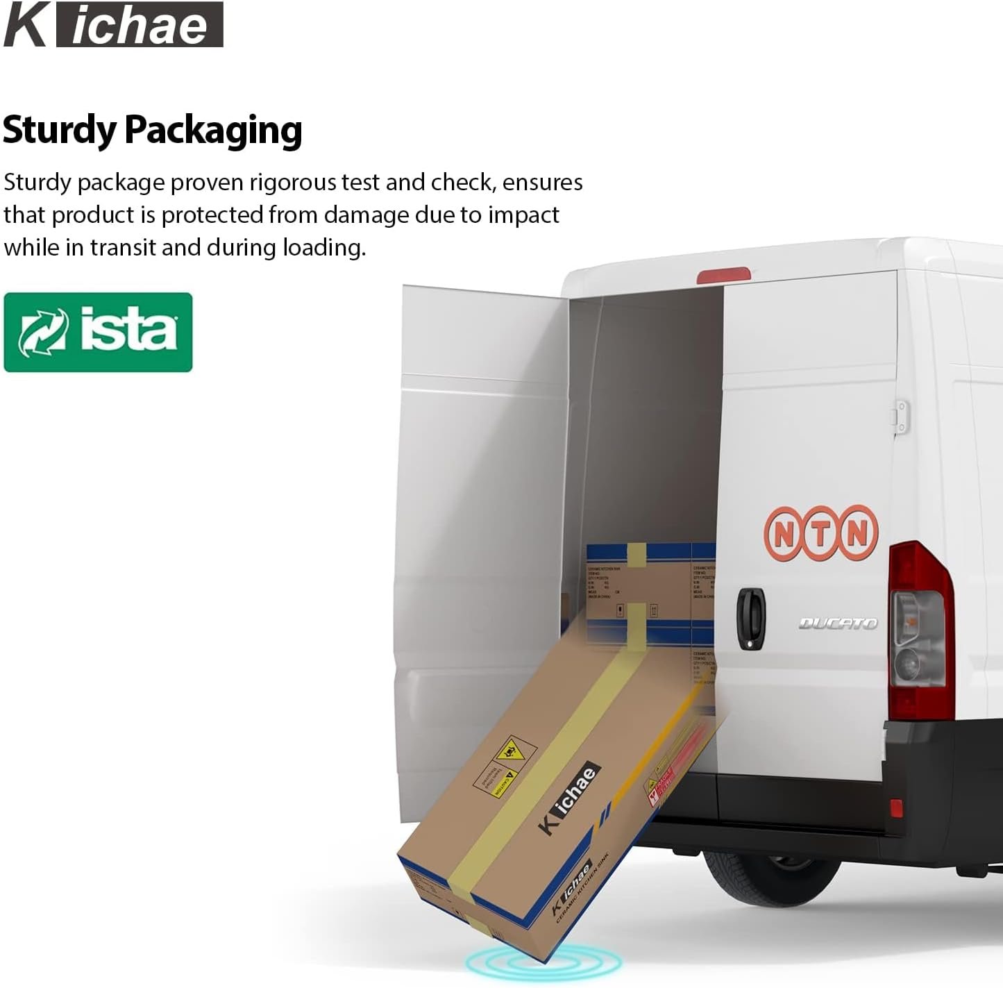 Kichae 32 Inch Undermoun Kitchen Sink Single Bowl Stainless Steel Undermount 16 Gauge Round Corner Handmade Modern Rectangular Under Counter Kitchen Sinks - Image 8