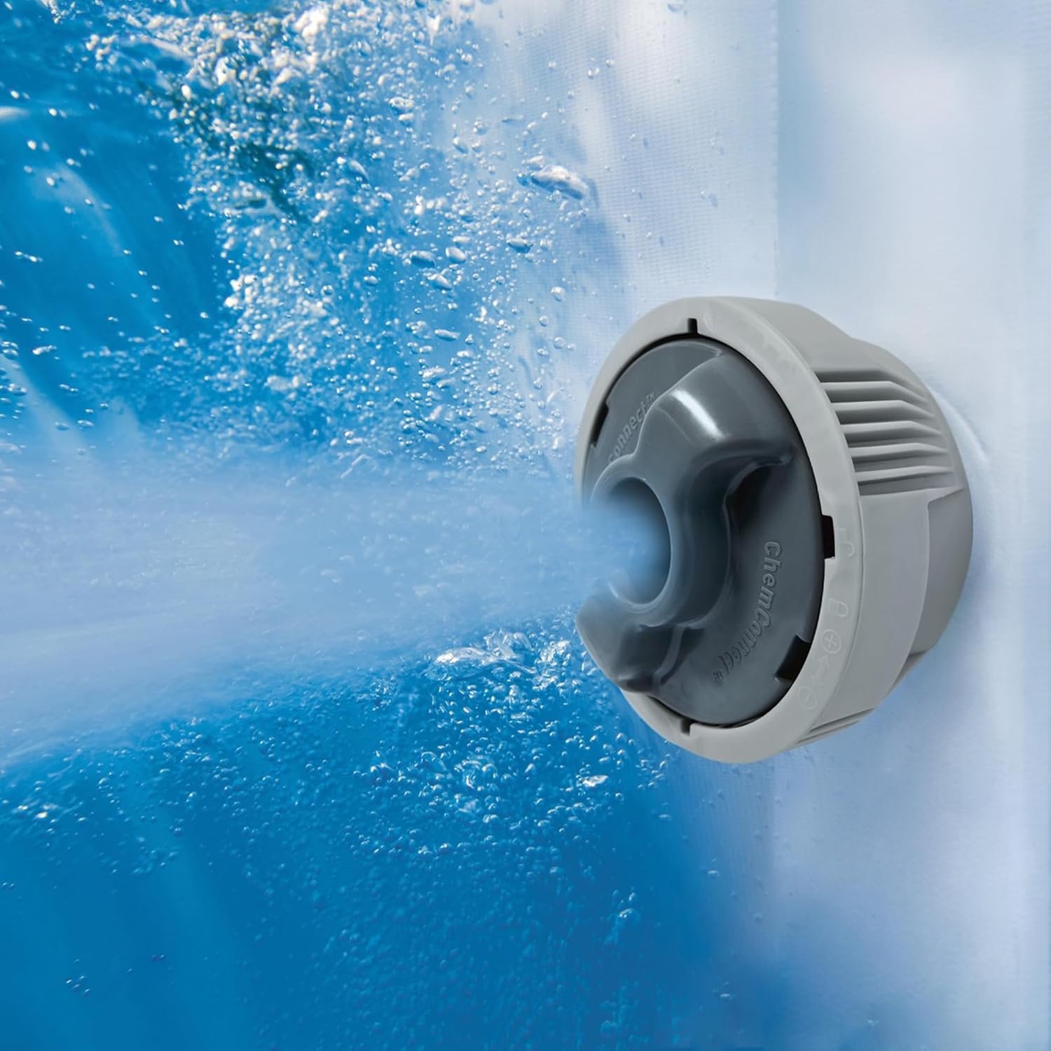 Coleman Miami AirJet Large Round 2 to 4 Person Inflatable Hot Tub Portable Outdoor Spa with 120 AirJets and EnergySense Cover, Black - Image 8